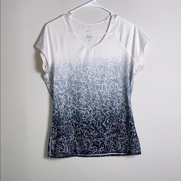 Nike Tops - Nike White and Blue Short Sleeve Tee